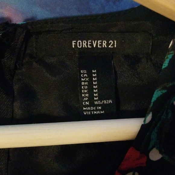 Forever 21 Polka Dot Floral Dress - Picture 4 of 5